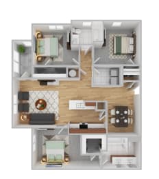 3 beds, 2 baths, 1,249 sqft, $1,647