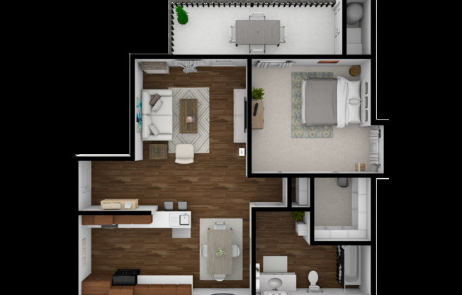 1 bed, 1 bath, 742 sqft, $1,359, Unit 7862-302