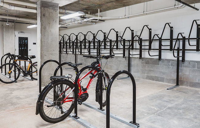 Bike storage (climate controlled bike storage available)