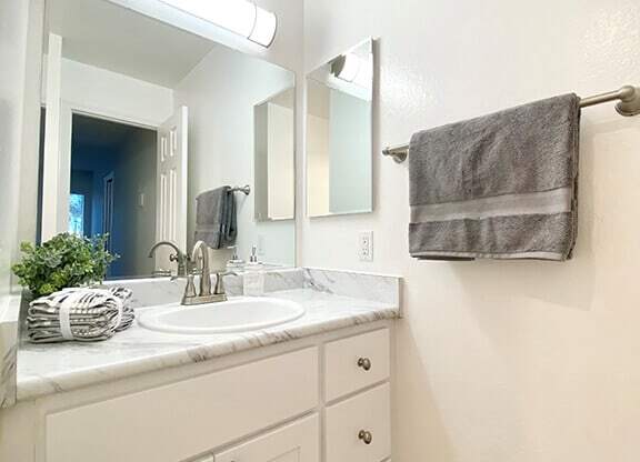 Bathroom With Vanity Lights at Valley West, San Jose