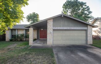 Charming one-story home in Anderson Mill!