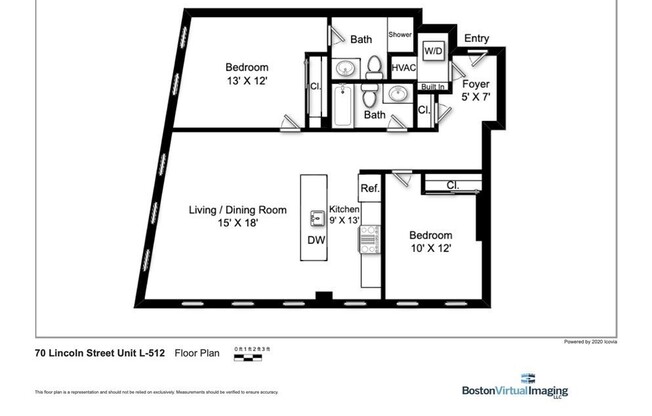 2 beds, 2 baths, 1,141 sqft, $4,300, Unit 512