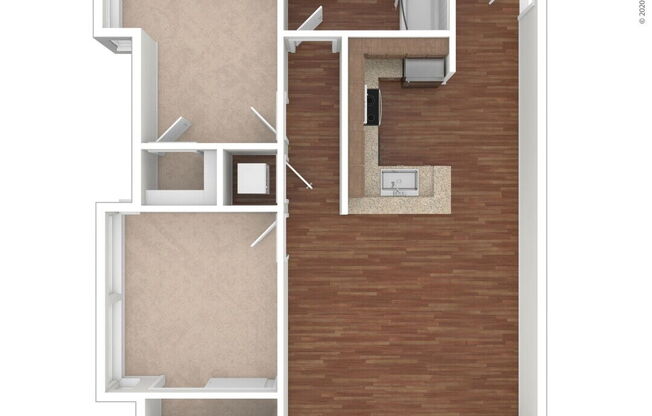 1 bed, 1 bath, 501 sqft, $1,625