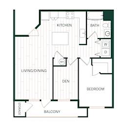 1 bed, 1 bath, 845 sqft, $1,910