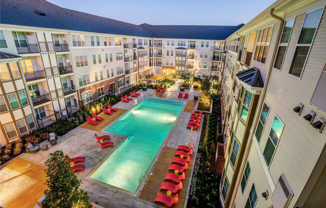 Aerial Pool View at Aspire Apollo, Maryland, 20746