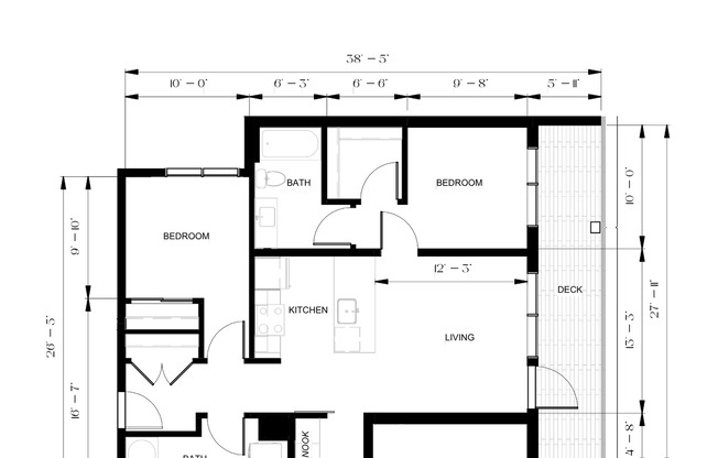 2 beds, 2 baths, 920 sqft, $4,495, Unit 505