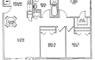 3 beds, 2 baths, 1,080 sqft, $1,095, Unit 1540-8