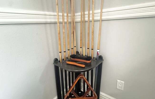 Campbell Plaza Apartments
710 Nido Drive, Campbell, CA 95008. A set of wooden chopsticks in a holder.