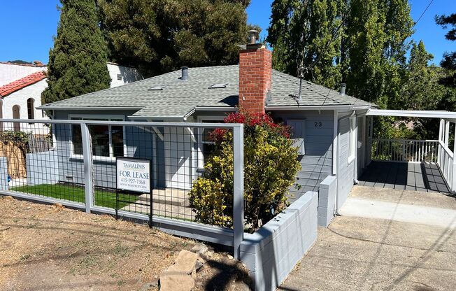 TWO BEDROOM / ONE BATH RENOVATED MILL VALLEY HOME IN THE SYCAMORE PARK NEIGHBORHOOD