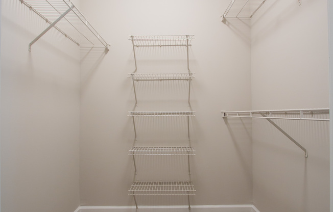 Large walkin closet