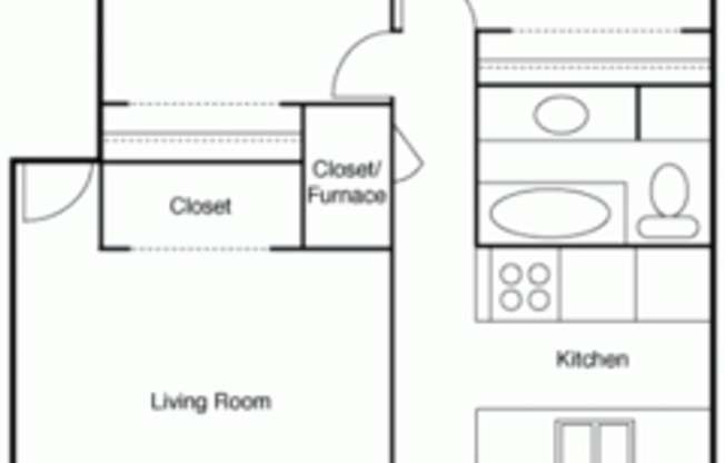 2 beds, 1 bath, 880 sqft, $1,249, Unit 17