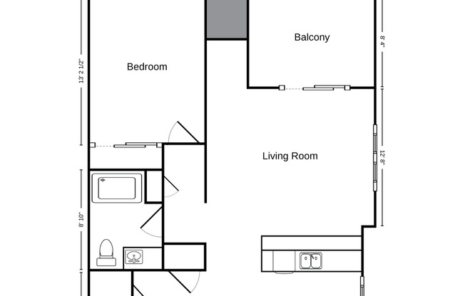 1 bed, 1 bath, 783 sqft, $1,750, Unit WR 305-201