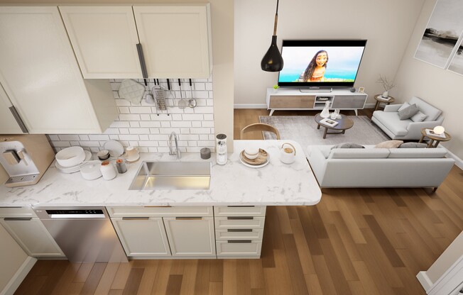 1 bed, 1 bath, 581 sqft, $1,236