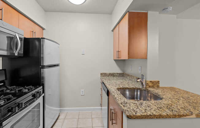 Kitchen with Stainless Steel Appliances