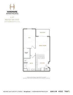 1 bed, 1 bath, 946 sqft, $2,099