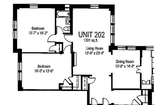 2 beds, 1 bath, 975 sqft, $1,900