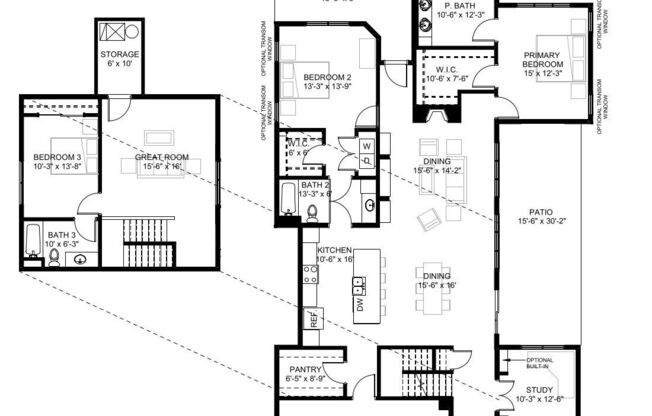 3 beds, 3 baths, 2,697 sqft, $3,775