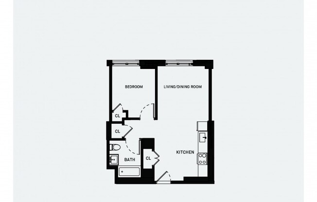 1 bed, 1 bath, $4,010, Unit 7-E