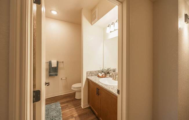 Bathroom New apartments in Fresno at The Villas at Ellis Manor, Fresno, CA