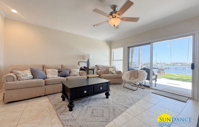 Stunning Waterfront 2BR/2.5BA Townhome with Private Boat Slip in Fort Walton!