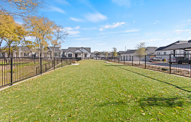 Dog Park and green spaces at Avilla Lakeridge in Arlington, TX 76002.