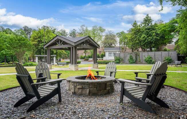 Courtyard with Fire Pit