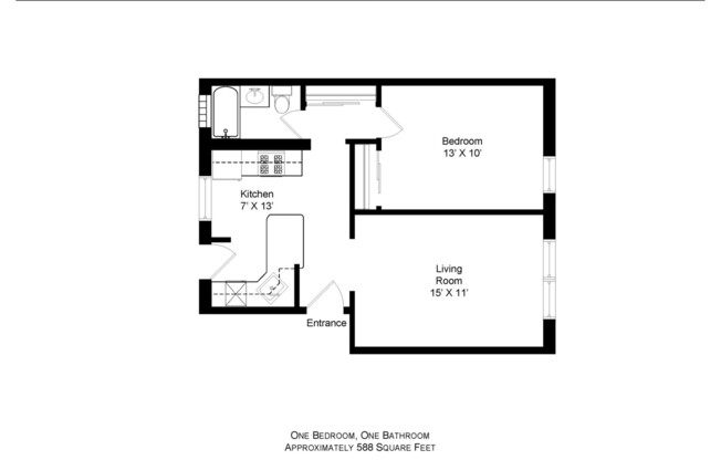 1 bed, 1 bath, 600 sqft, $1,750, Unit 34151W