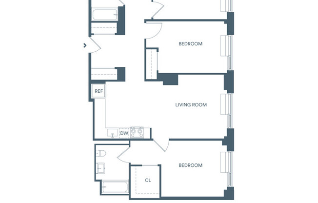 3 beds, 2 baths, $6,250, Unit 1202E