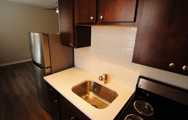 Studio, 1 bath, 317 sqft, $1,295, Unit 1E