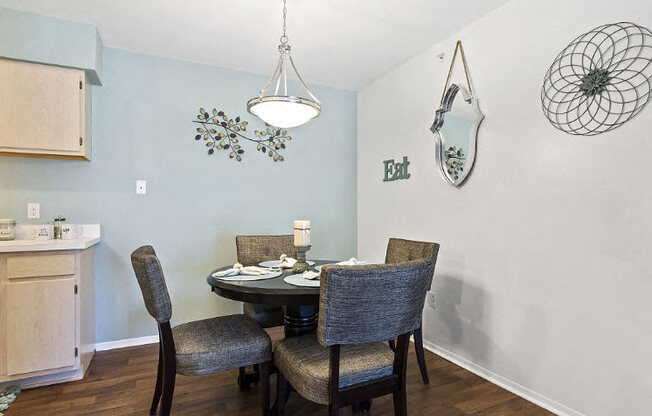 Dining Area at Dover Hills Apartments Kalamazoo MI