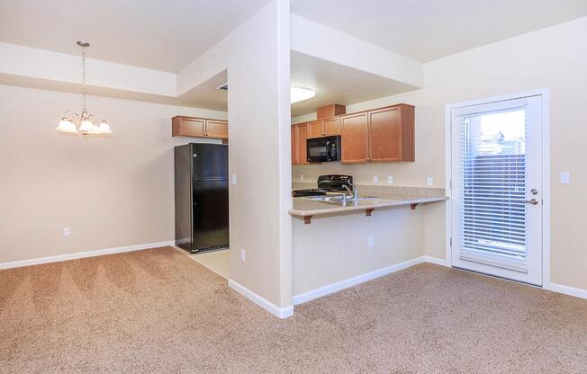 This is the carpeted floors inside the apartment homes at Boulder Creek