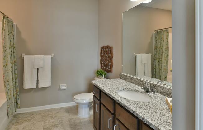 Secondary bathroom at Meridian Park in Collierville, TN 38017