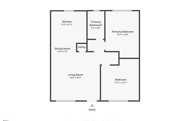 2 beds, 1 bath, 765 sqft, $1,220, Unit 2734