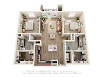 2 beds, 2 baths, 1,092 sqft, $1,474