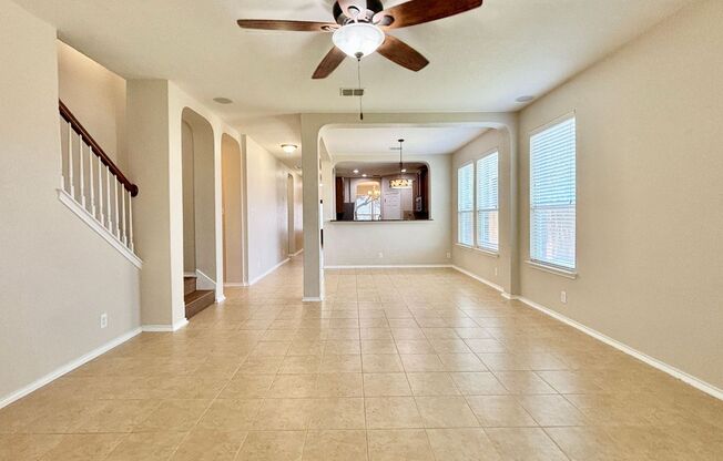 Welcome to this Big & Beautiful! 5 bed/3.5 bath 2 story home, with upgrades and and easy access to I35 and 1604, close to all the major retailers, and on a quiet cul-de-sac street.
