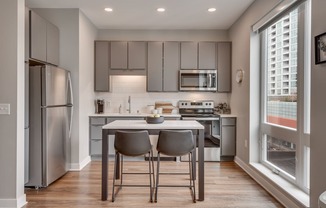 Kitchen Area at Marquee, Minneapolis, MN