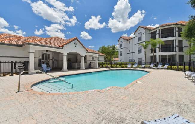 Resort style pool at Portofino Apartment Homes, Florida, 33647-3412