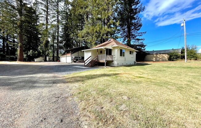 Charming one level home in Sebastopol on acreage!