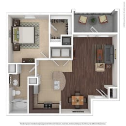 1 bed, 1 bath, 720 sqft, $1,293