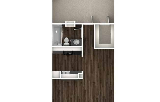 1 bed, 1 bath, 750 sqft, $1,060