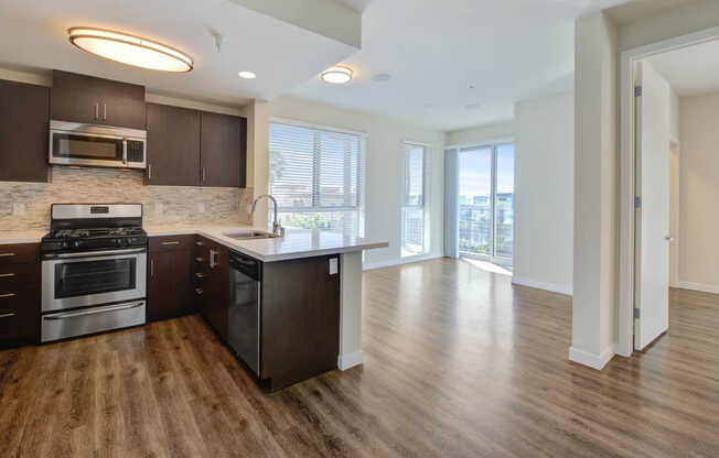 Kitchen with Stainless Steel Appliances