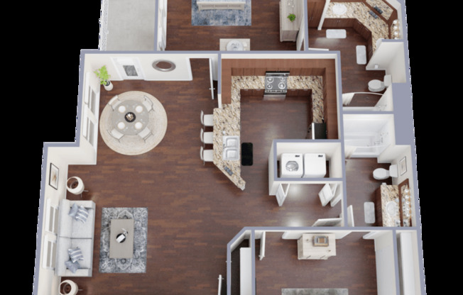 2 beds, 2 baths, 1,106 sqft, $1,578