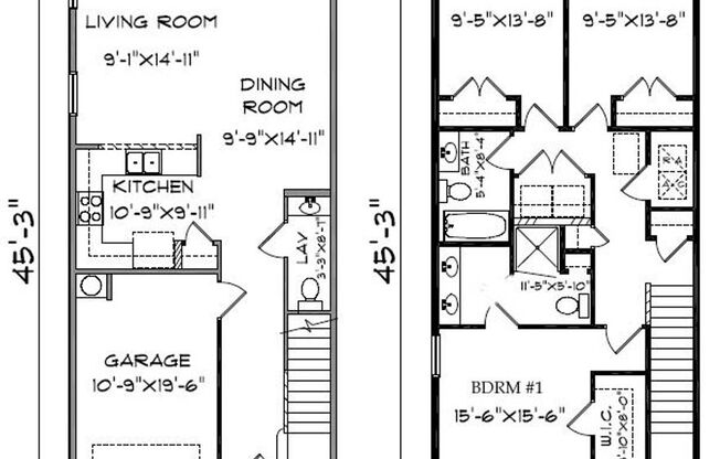 3 beds, 2.5 baths, 1,553 sqft, $2,350