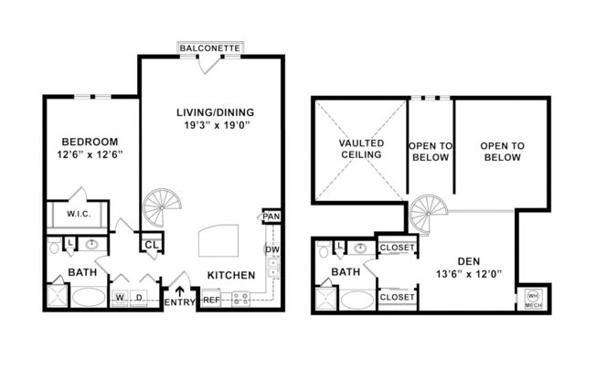 2 beds, 2 baths, 1,237 sqft, $2,165