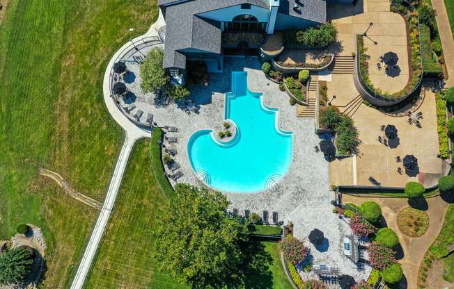 Drone Aerial at Stewarts Ferry, Nashville, TN