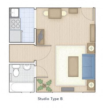 Studio, 1 bath, 300 sqft, $946