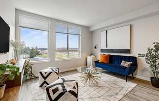 Geo Apartments Model Living Room