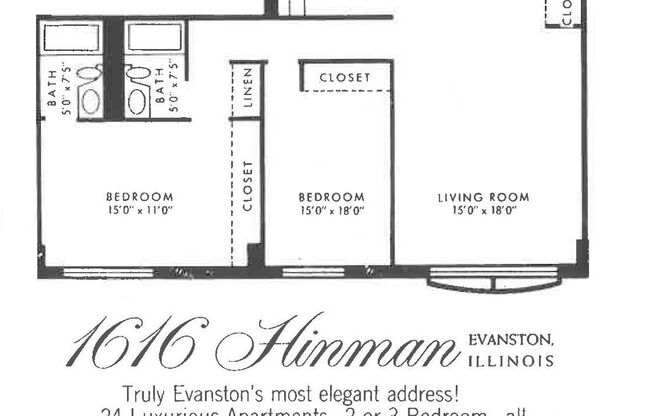 2 beds, 2 baths, $2,450, Unit 1616 - 5C