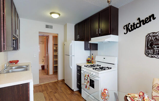 Kitchen at Winchester Apts