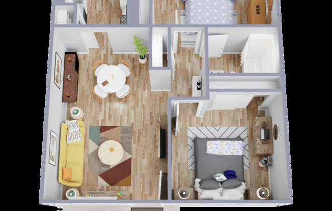 2 beds, 1 bath, 720 sqft, $1,219